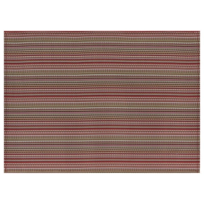 Tischset Lines orange-rot, PVC,Feinband, 45 x33 cm _1