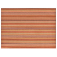 Tischset Lines orange-gelb, PVC Feinband 45 x33 cm 