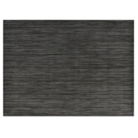 Tischset schwarz-grau, PVC, Feinband, 45 x 33 cm 