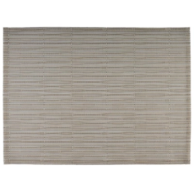 Tischset natur weiss Schmalband, PVC, 45 x 33 cm _1