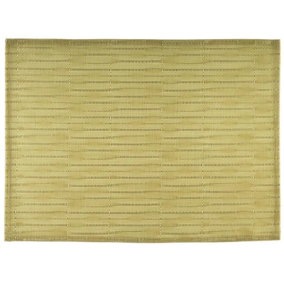 Tischset gold, PVC, Schmalband, 45 x 33 cm _1