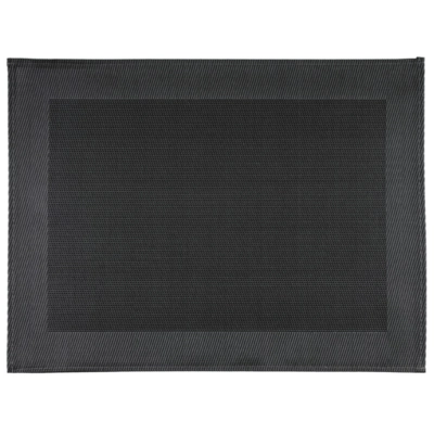 Set de table PVC Frames noir, ruban-fin 45 x 33 cm _1