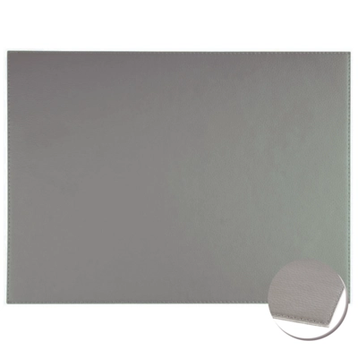 Tischset Kunstleder, grau, 45 x 32.5 cm _1