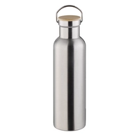Trinkflasche Drehverschluss, Edelstahl, 0.75 l, doppelwandig