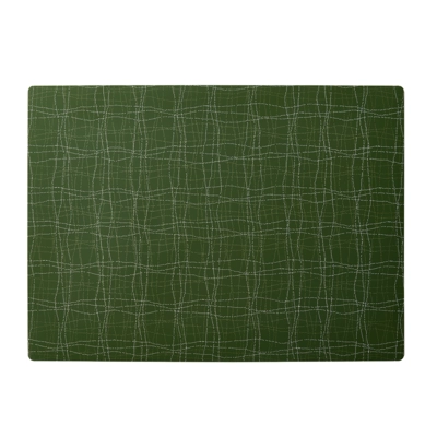 Set de table vert foncé, en silicone, 45 x 33 cm _1