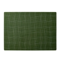 Set de table vert foncé, en silicone, 45 x 33 cm  