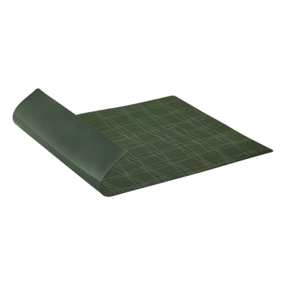 Set de table vert foncé, en silicone, 45 x 33 cm _3