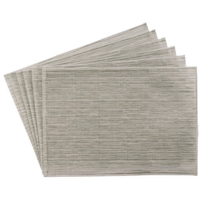 Tischset natur weiss Schmalband, PVC, 45 x 33 cm _3