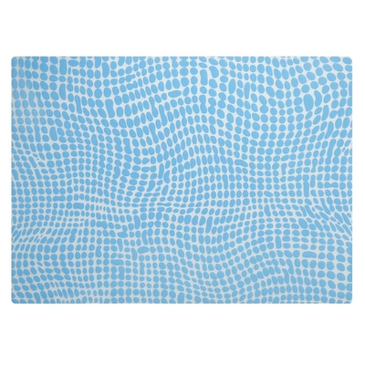 Set de table Velma, silicone, 45 x 33 cm,  bleu clair, à pois_1