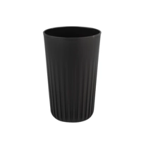 Gobelet réutilisable To Go, 400 ml, Ø 8,5 cm, noir H: 13.5 cm, polypropylène