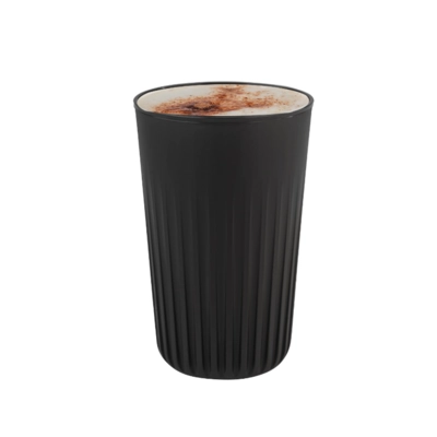 Gobelet réutilisable To Go, 400 ml, Ø 8,5 cm, noir H: 13.5 cm, polypropylène_2