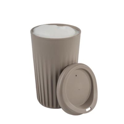 To go Couvercle p. gobelet réutilisable brun,  , Ø 8.5 cm, H: 2.5 cm, polypropylène_2