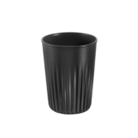 Gobelet réutilisable, Togo, Ø 8.5 cm, H: 11 cm,  300 ml, polypropylène, noir