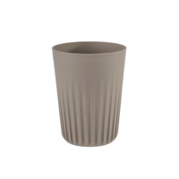 Mehrwegbecher, Togo, Ø 8.5 cm, H: 11 cm, 300 ml,  Polypropylen, beige / mokka mit Stapelnocke