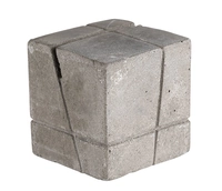 Kartenhalter, 3 x 3 cm H: 3 cm Beton                         _1