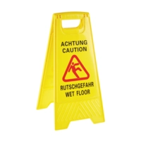 Wet Floor Aufsteller, Breite: 30 cm, H: 63 cm Polypropylen, gelb