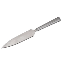 Tortenmesser Solid, 15.5 x 5 cm, Griff: 12 cm,  Edelstahl, Vintage-Look mit einer gezahnten Kante