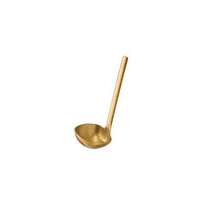 Löffel, 4er Set, Bulq, M: 4.5 x 4.5 cm,  L: 12.5 cm, 2 cl, gold_1