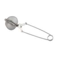 Passe à thé,  Ø 4.5 cm, longeur 15.5 cm inox, avec un tamis fin