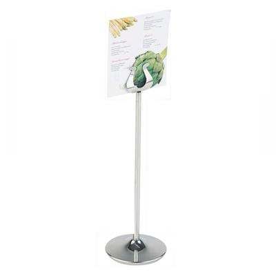 Bankettkartenständer, Ø 7.5 cm, H: 29 cm Edelstahl, hochglanzpoliert_1