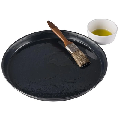 Plaque à pizza, Ø 26 cm en haut, 24.3 cm en bas, tôle bleue_2