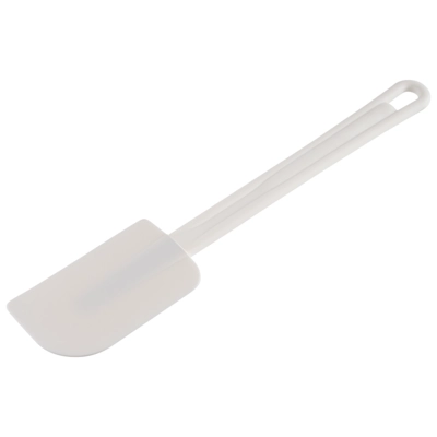 Spatule à pâte / raclette à manche, L: 35.5 cm blanc, polyamide/silicone_1
