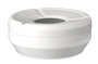 Cendrier anti-vent blanc, 12cm Ø, H: 4.5cm 