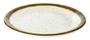 Stone Art Assiette plate, Ø 19 cm,  mélamine, blanc