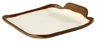 Crocker Assiette plate rectangulaire, 14 x 13 cm, mélamine, blanc_1