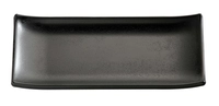 Tablett, Sushiboard Zen, 22.5 x 9.5 cm, H: 3 cm Melamin, schwarz, Steinoptik  _1