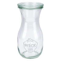 Weck bouteille avec couvercle, 60 mm Ø, 250 ml, H: 145 mm_1