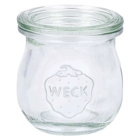 Weck verres a. couvercle, set à 12, Ø 5.5cm, H:6cm forme d'une tulipe 75 ml_1