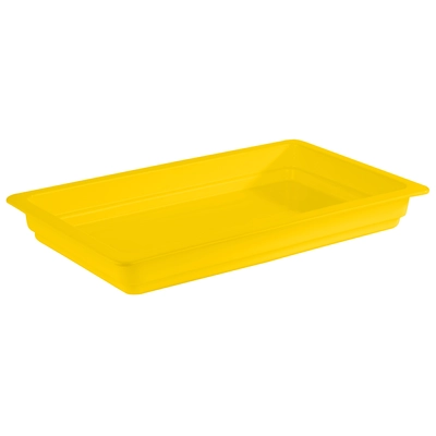 Récipient GN 1/1, porcelaine, jaune, H: 60 mm 530 x 325 mm, 7.1 L_1