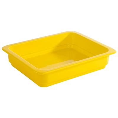 Récipient GN 1/2, porcelaine, jaune, H: 60 mm 325 x 265 mm, 3.4 L_1