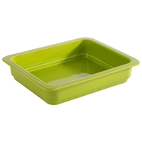 Récipient GN 1/2, porcelaine, vert, H: 60 mm 325 x 265 mm, 3.4 L