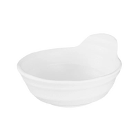 Schale Zen, Ø 11.5 cm, H: 4 cm Melamin, weiss, Steinoptik