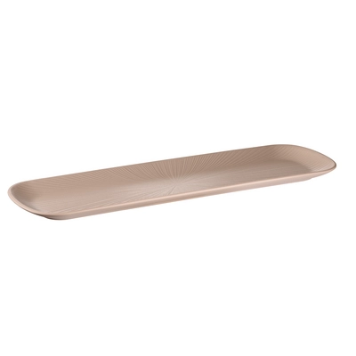 GN 2/4 Plateau Nero, 53 x 16.2 cm, H: 2.5 cm en mélamine, beige_1