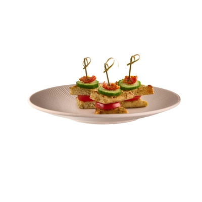 Assiette Nero, Ø 26 cm, H: 3 cm en mélamine, beige_2