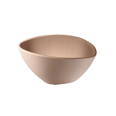 Bol Nero, 19 x 16.5 cm, H: 9 cm en mélamine, beige_1