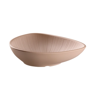 Bol Nero, 23 x1 8 cm, H: 5 cm en mélamine, beige_1