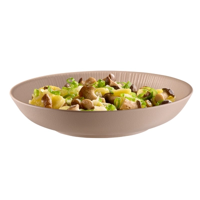 Bol Nero, Ø 22.5 cm, H: 4.5 cm en mélamine, beige_2