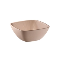 Bol Nero, 19.5 x 19.5 cm, H: 8 cm en mélamine, beige