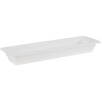 GN 2/4 Récipient,porcelaine, blanc, H: 60 mm 530 x 162 mm, 3.0 L