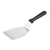Spatule coudée,Tooltime, 17 x 8 cm, L: 28 cm, lame rigide en acier inoxydable