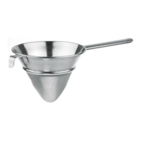 Chinois renforcé, inox, Ø 24 cm, H: 19 cm, avec manche creux rond 