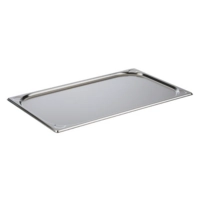 GN 1/1 Plaque à glisser, inox, H:10 mm, 530 x 325 mm