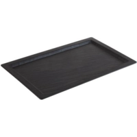 GN 1/1 Plateau Slate noir, 53 x 32.5 cm, H: 1.5 cm en optique ardoise
