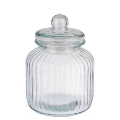 Pot en verre avec couvercle avec joint, H: 245 mm, Ø 170 mm, 3.0l _1