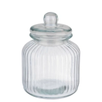 Pot en verre avec couvercle avec joint, H: 245 mm, Ø 170 mm, 3.0l 