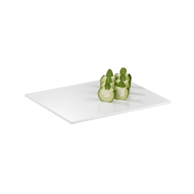 GN 1/2 Tablett Zero, 32.5 x 26.5 cm, H: 1.5 cm Melamin, weiss_2